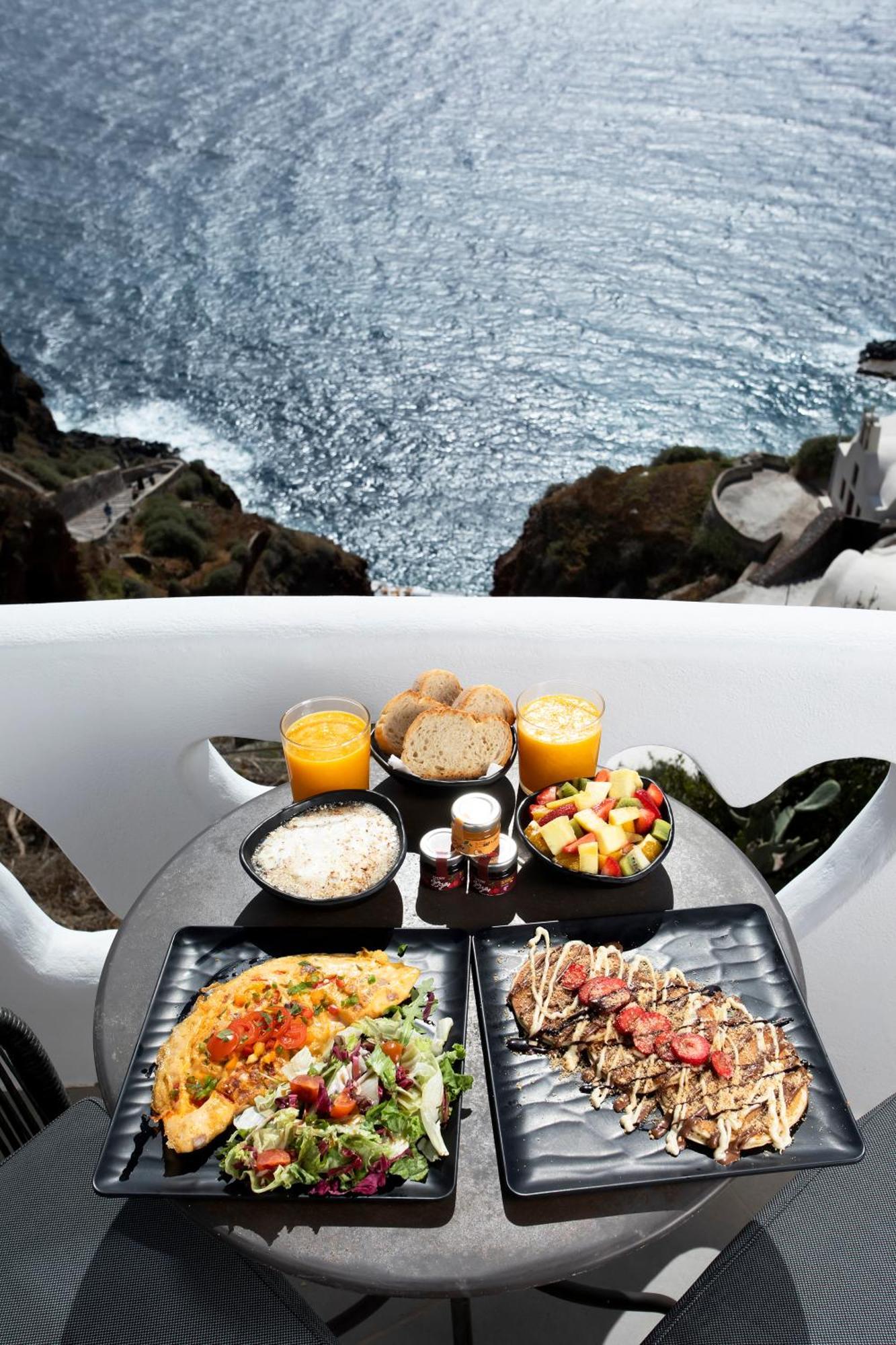 Oia Angle Cavehouse Villa Exterior foto