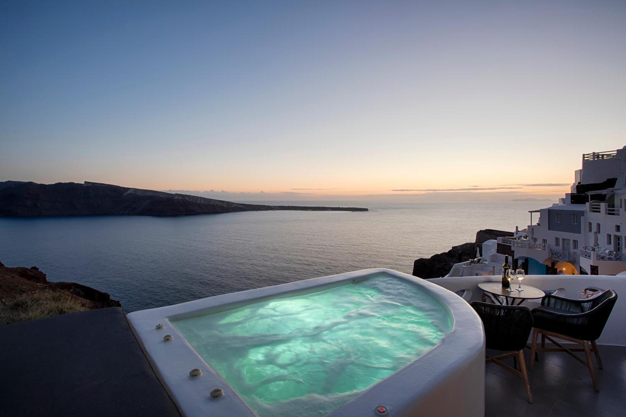 Oia Angle Cavehouse Villa Exterior foto