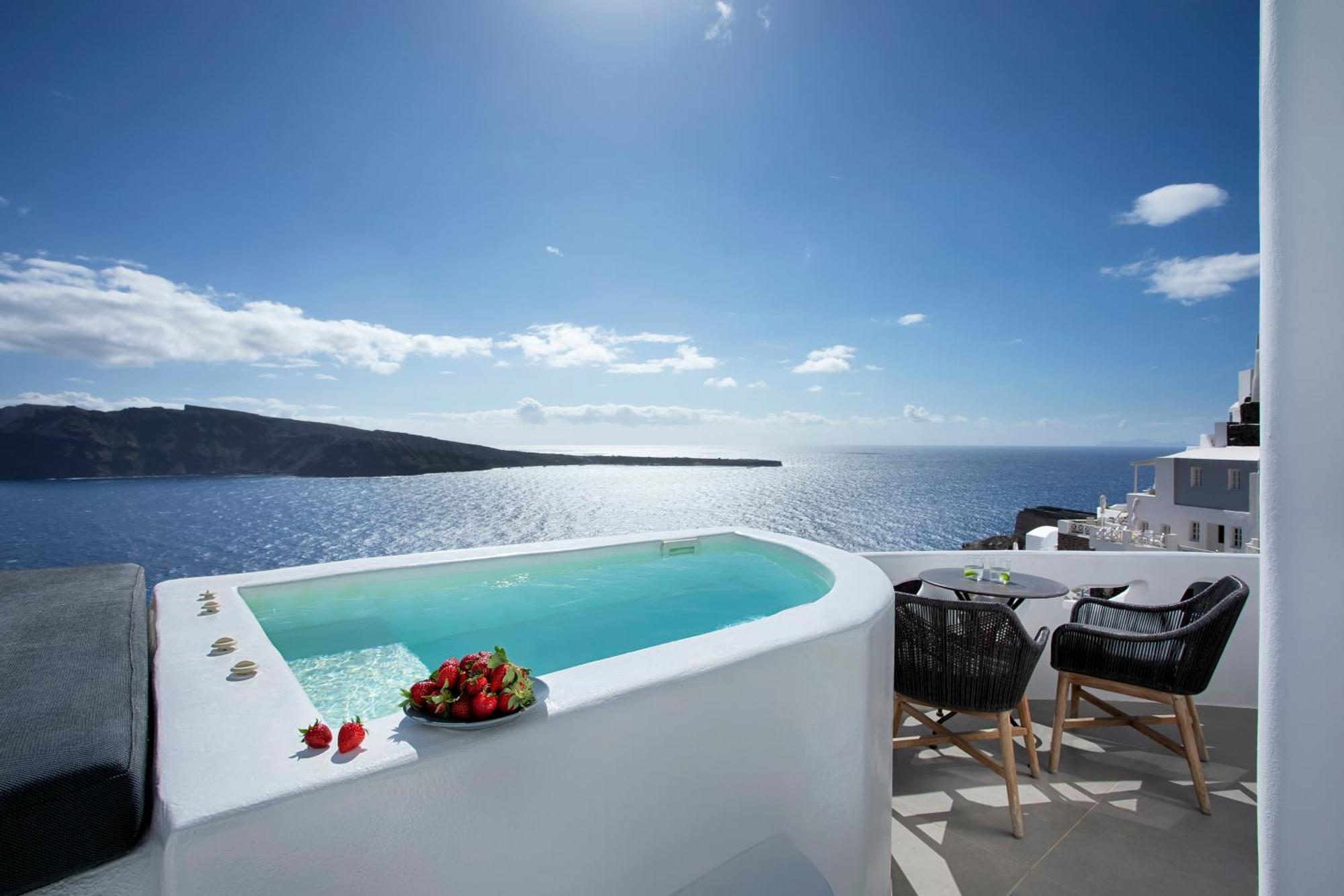 Oia Angle Cavehouse Villa Exterior foto