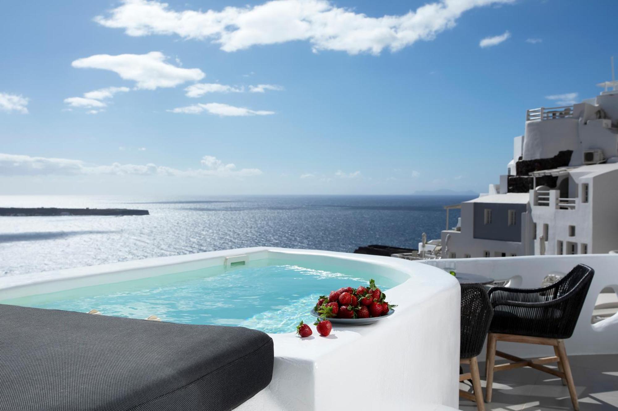 Oia Angle Cavehouse Villa Exterior foto