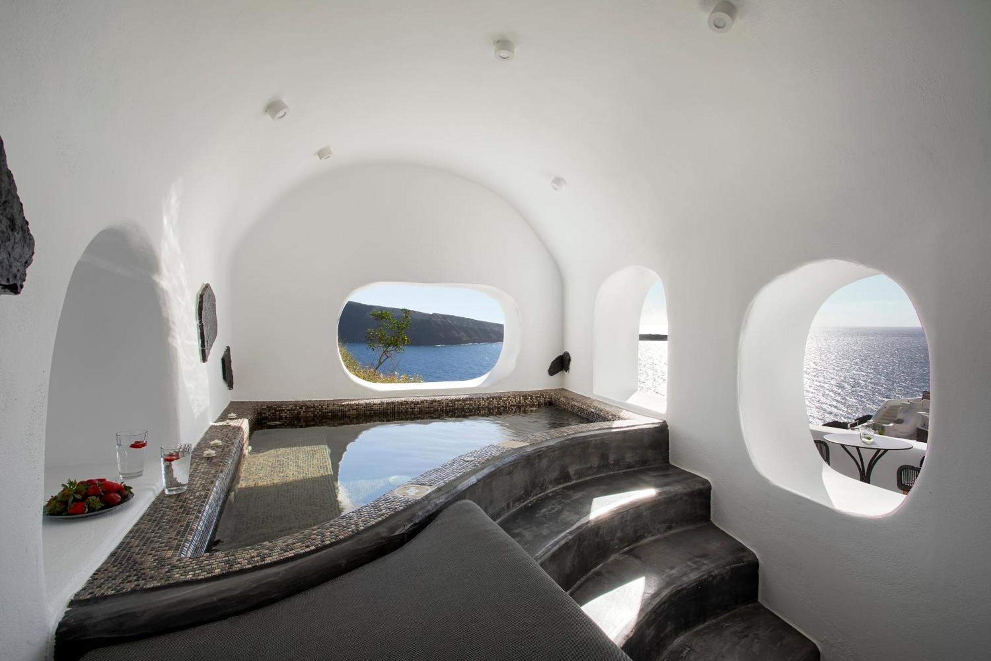 Oia Angle Cavehouse Villa Exterior foto