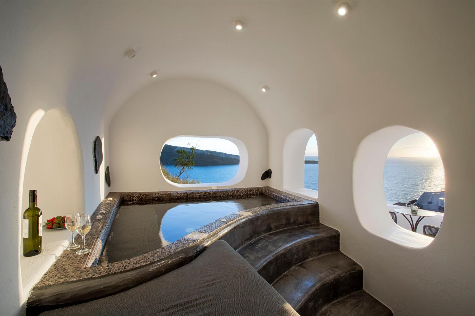 Oia Angle Cavehouse Villa Exterior foto