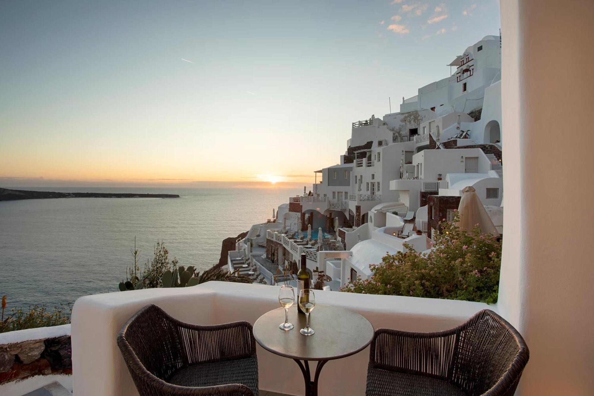 Oia Angle Cavehouse Villa Exterior foto