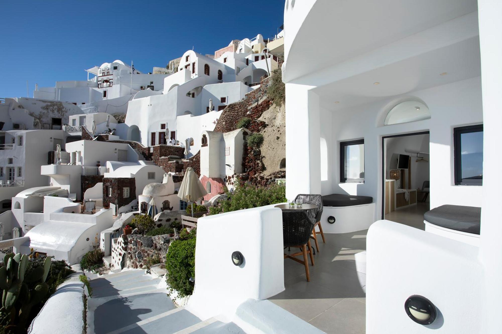 Oia Angle Cavehouse Villa Exterior foto